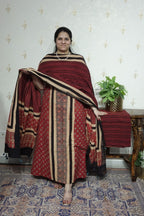 Ajrakh suits sets on Taj group Pure Cotton