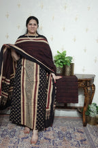 Ajrakh suits sets on Taj group Pure Cotton