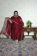 SICO Jamdani -  Gold Zari Weaving -2 pc
