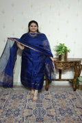 SICO Jamdani -  Gold Zari Weaving -2 pc
