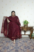 SICO Jamdani -  Gold Zari Weaving -2 pc