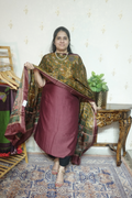 Maheshwari Silk with Tabby Dupatta