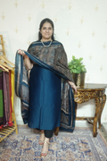 Maheshwari Silk with Tabby Dupatta