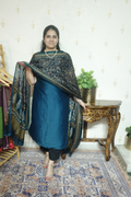 Maheshwari Silk with Tabby Dupatta