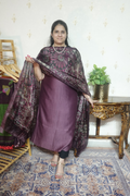 Maheshwari Silk with Tabby Dupatta