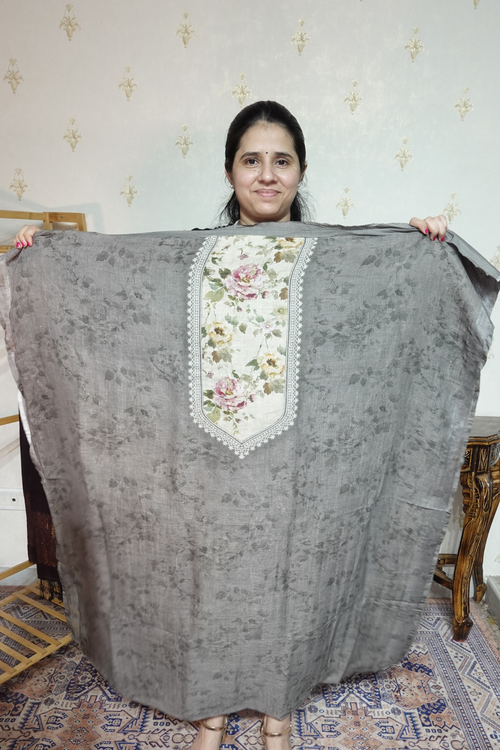 Pure 120 Count  Linen  with Beautiful Prints