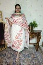 Pure 120 Count  Linen  with Beautiful Prints