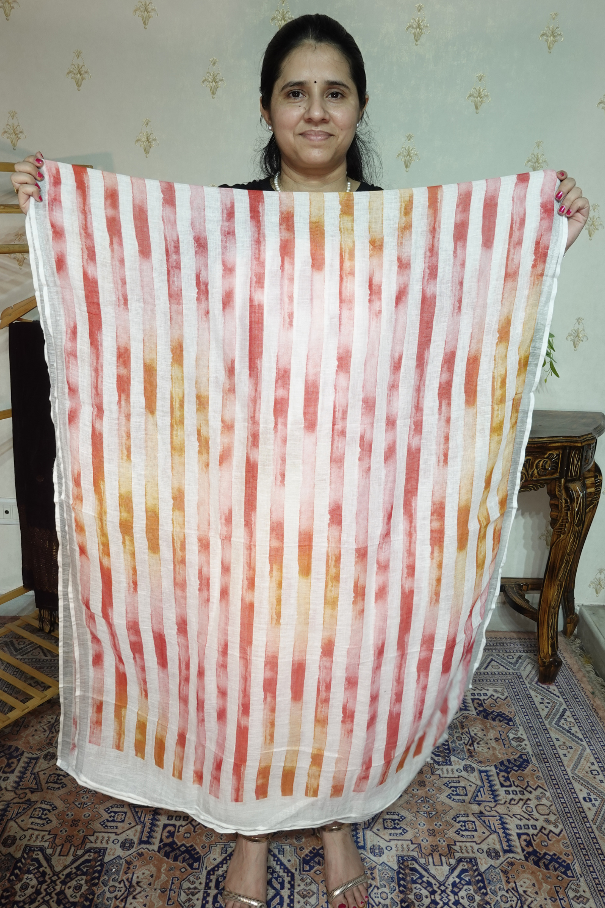 Pure 120 Count  Linen  with Beautiful Prints
